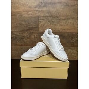 Michael Kors Women's Sneakers White Lace Up Casual Shoes‎ size 9